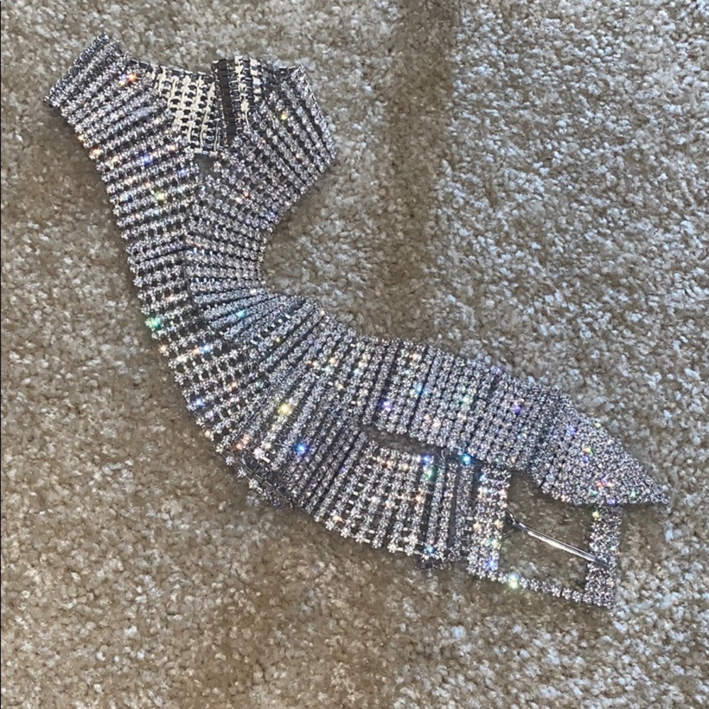 B-low the belt Crystal Belt